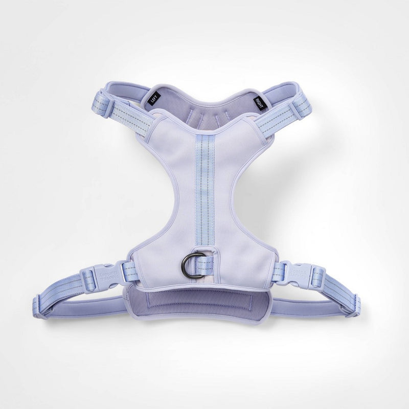Reflective + Comfort Adjustable Dog Harness - Lilac - XL - Boots & Barkley