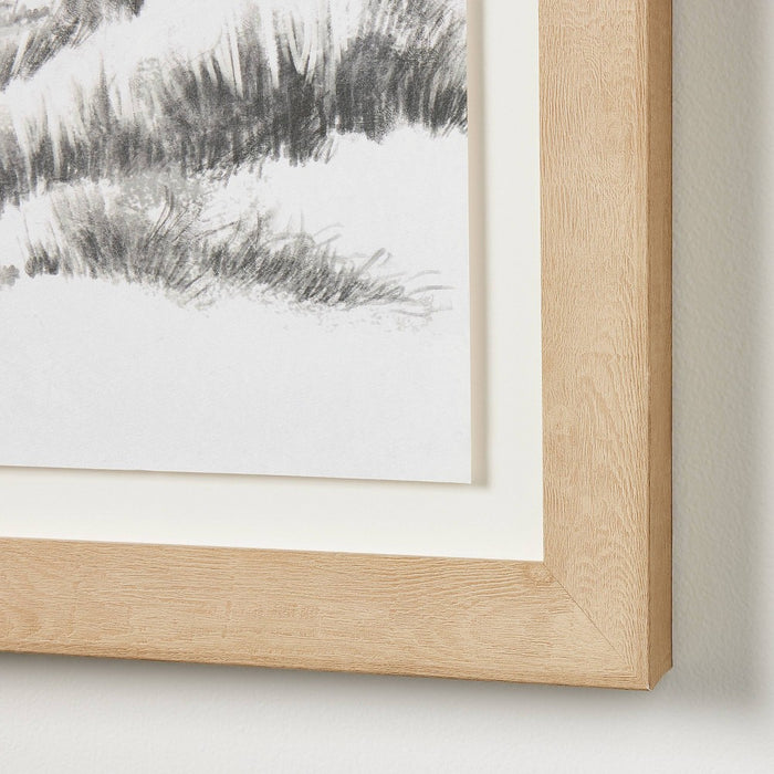 47"x24" Grassy Beach Dune Floated Paper Framed Under Plexiglass Wall Art - Threshold designed with Studio McGee: Modern Lithograph (LOCAL PICKUP ONLY)