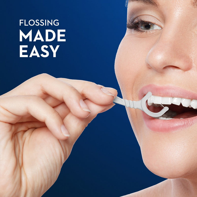 Oral-B Glide Ultra Deep Clean Floss Picks Cool Mint Flavor - 75ct