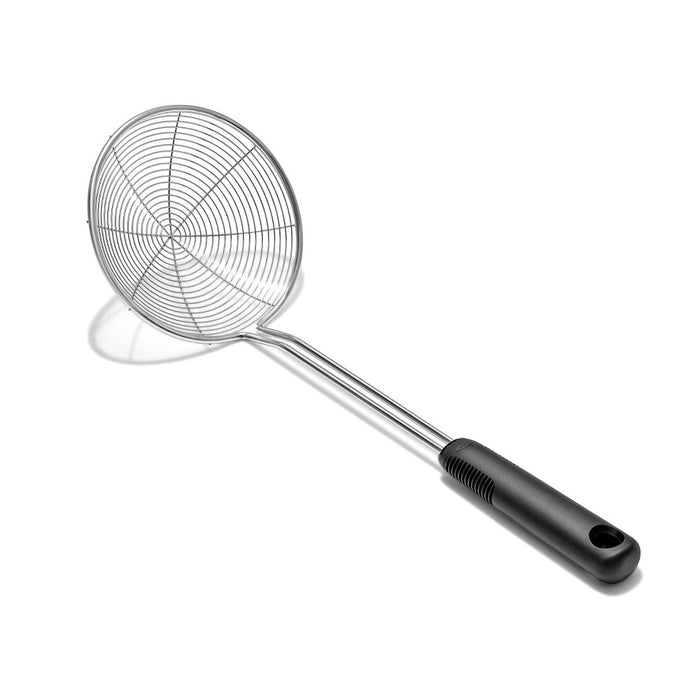 OXO Stainless Steel Scoop and Strain Skimmer Black
