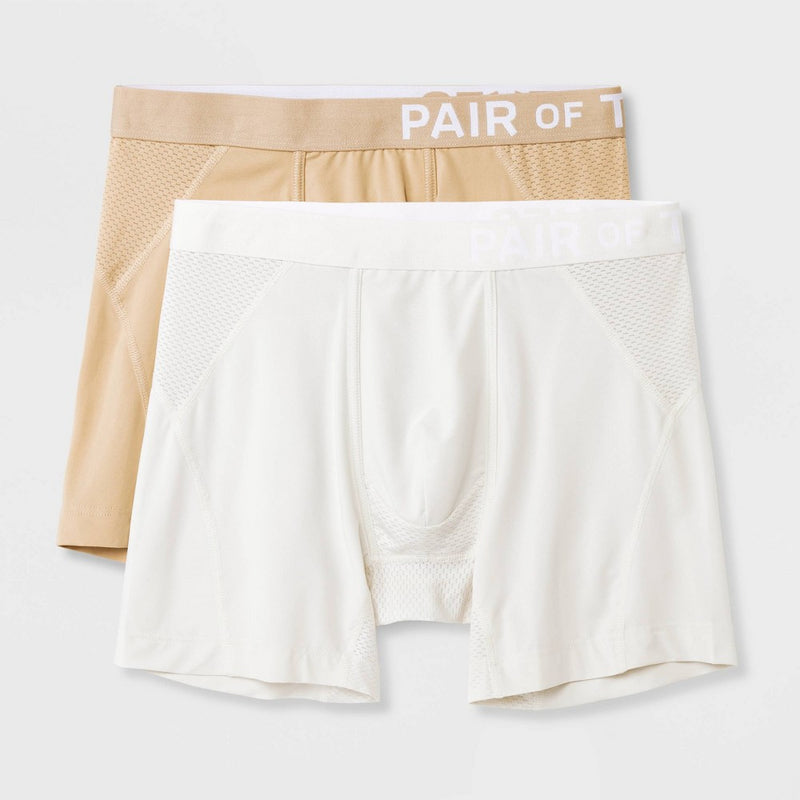 Pair of Thieves Men's SuperCool Boxer Briefs 2pk - Neutral M