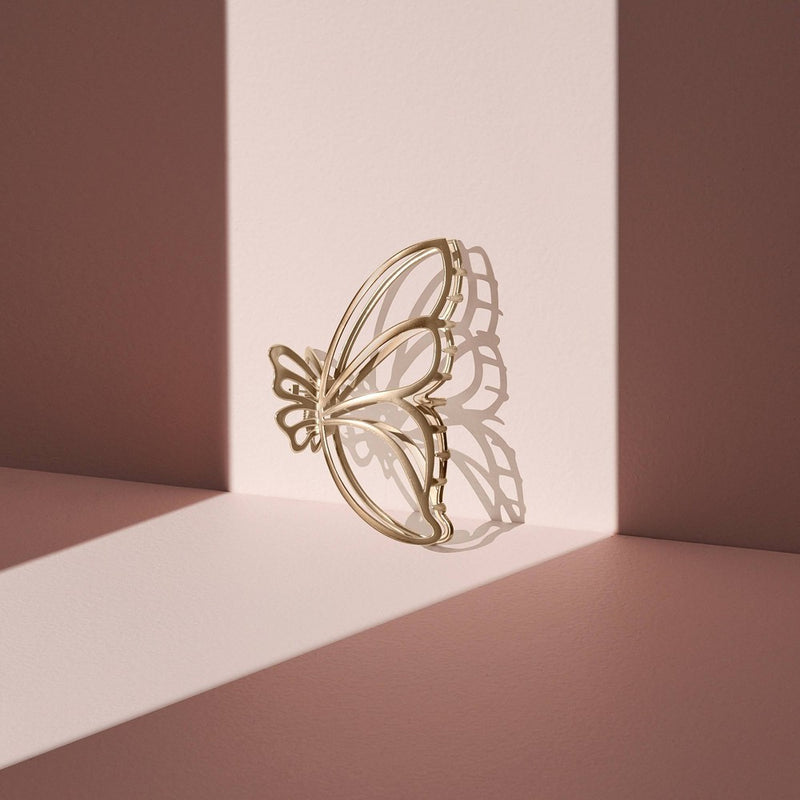The Hair Edit Gilded Wing Claw Clip