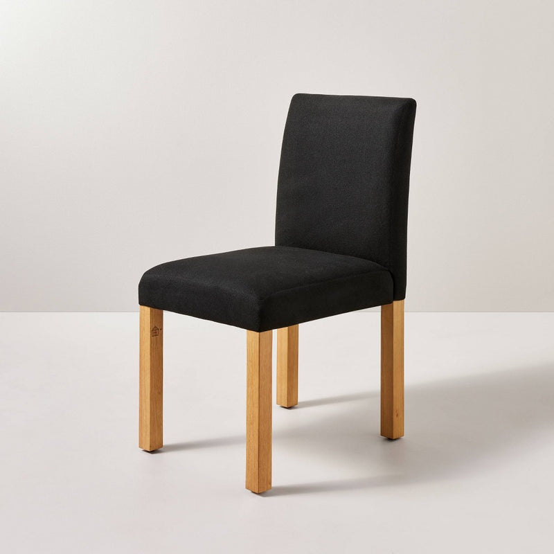 Canvas Slipcover Armless Dining Chair: Padded Seat, Skirted Design - Hearth & Hand with Magnolia (LOCAL PICKUP ONLY)