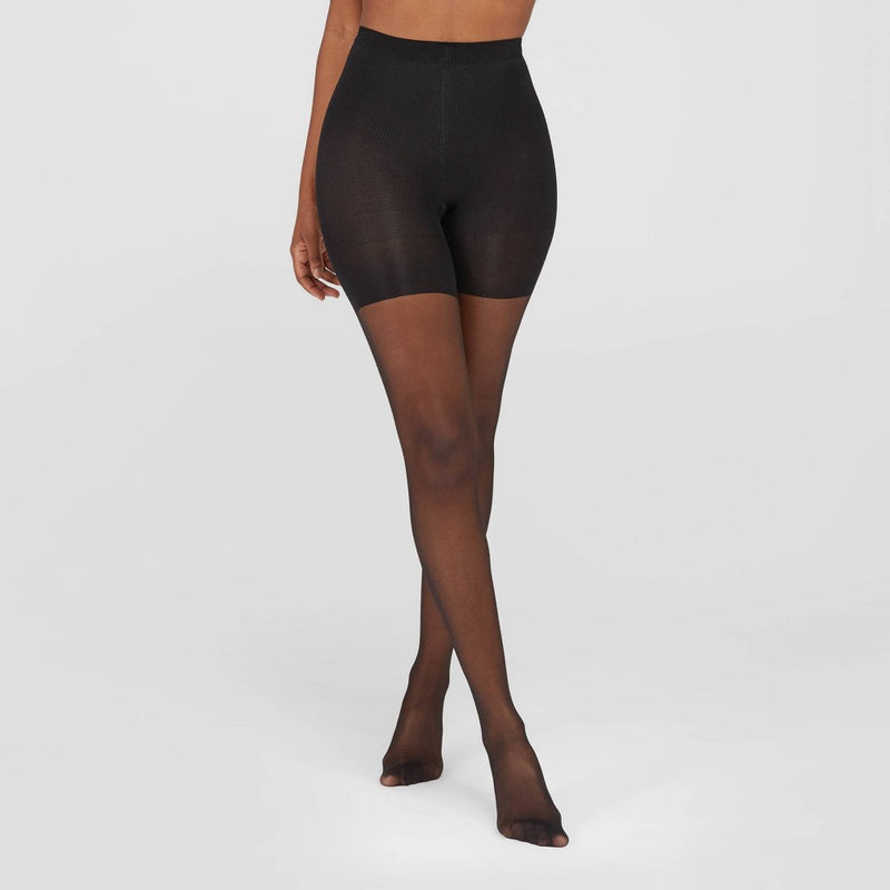 ASSETS by SPANX Women's Perfect Pantyhose - Black 3