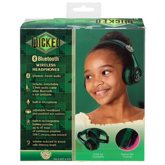 Wicked Elphaba Bluetooth Wireless Headphones