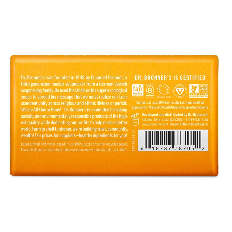 Dr. Bronner's Citrus Bar Soap - 5oz