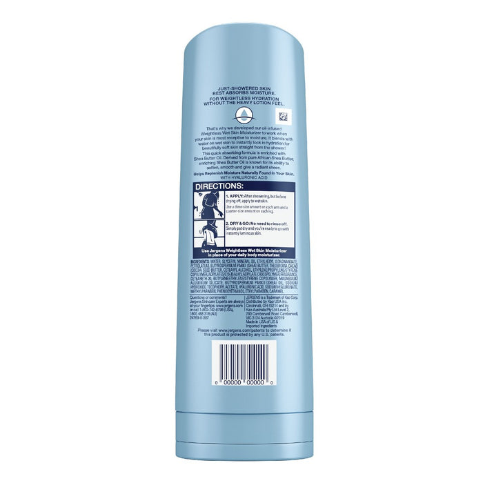 Jergens Wet Skin Moisturizer Body Moisturizer, In-Shower Lotion, Weightless Moisturizer Scented - 10 fl oz