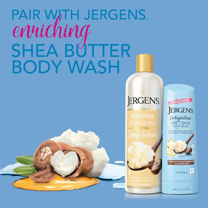 Jergens Wet Skin Moisturizer Body Moisturizer, In-Shower Lotion, Weightless Moisturizer Scented - 10 fl oz