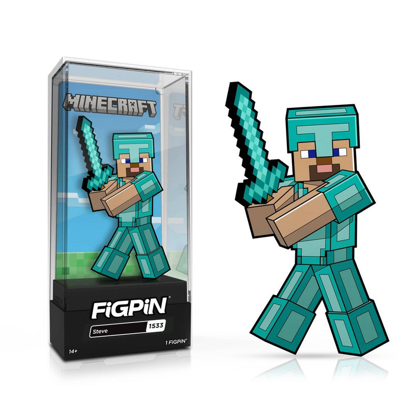 FiGPin Minecraft 2pk - Steve and Creeper
