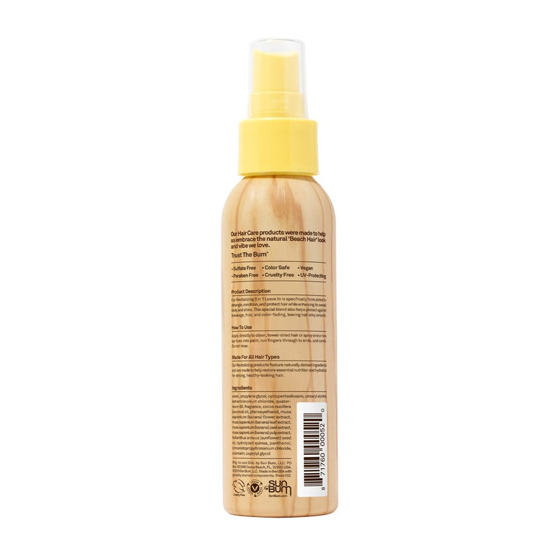 Sun Bum 3-in-1 Leave In Hair Conditioning Treatments - 4 fl oz