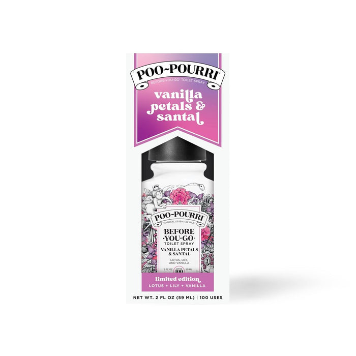 Poo-Pourri Toilet Spray 2fl oz Vanilla Petals and Santal