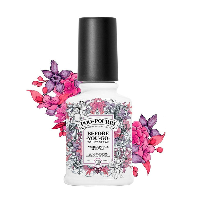 Poo-Pourri Toilet Spray 2fl oz Vanilla Petals and Santal