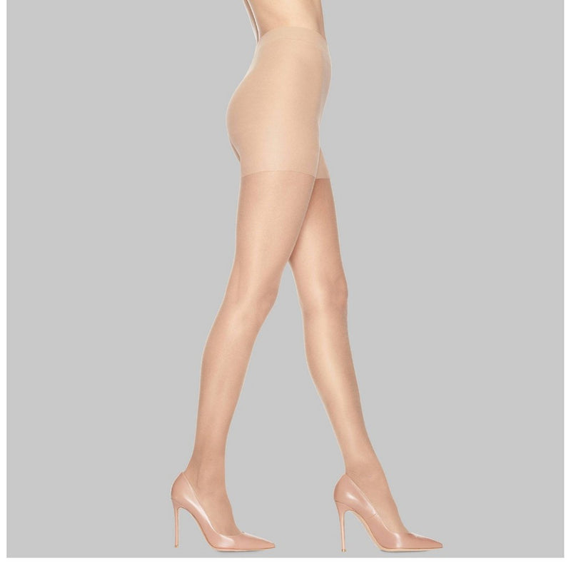 Hanes 2pk Graduated Sheer Compression Tights - Nude L