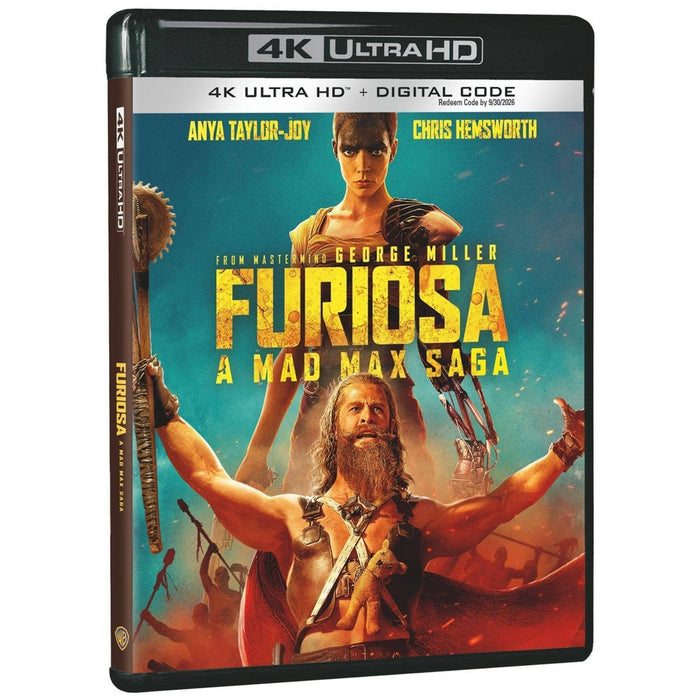 Furiosa: A Mad Max Saga (4K ULTRA HD + DIGITAL CODE) *ADD 3 TO YOUR CART & 1 IS FREE!*