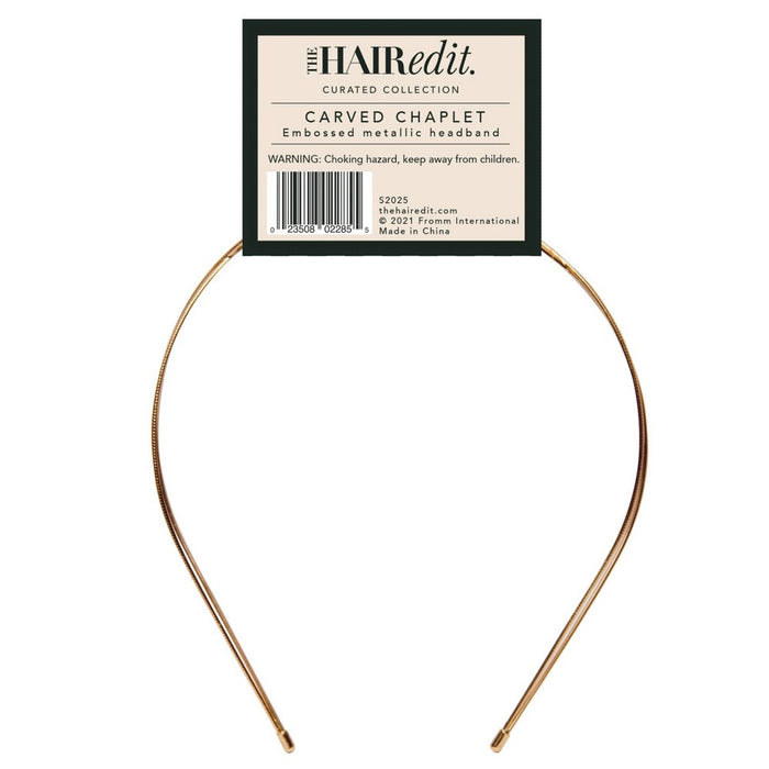 The Hair Edit Carved Chaplet Headband