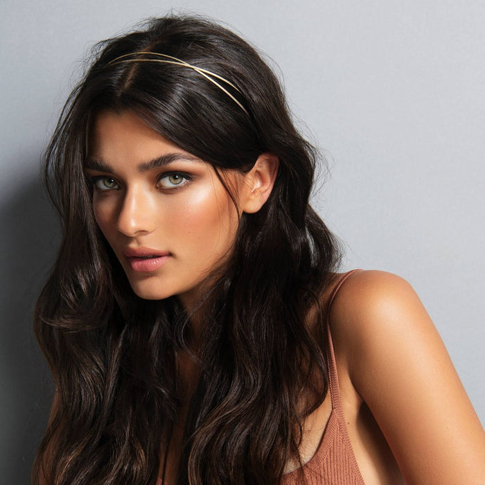 The Hair Edit Carved Chaplet Headband