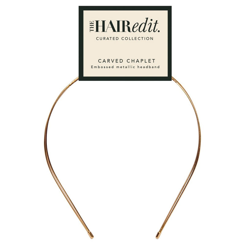The Hair Edit Carved Chaplet Headband