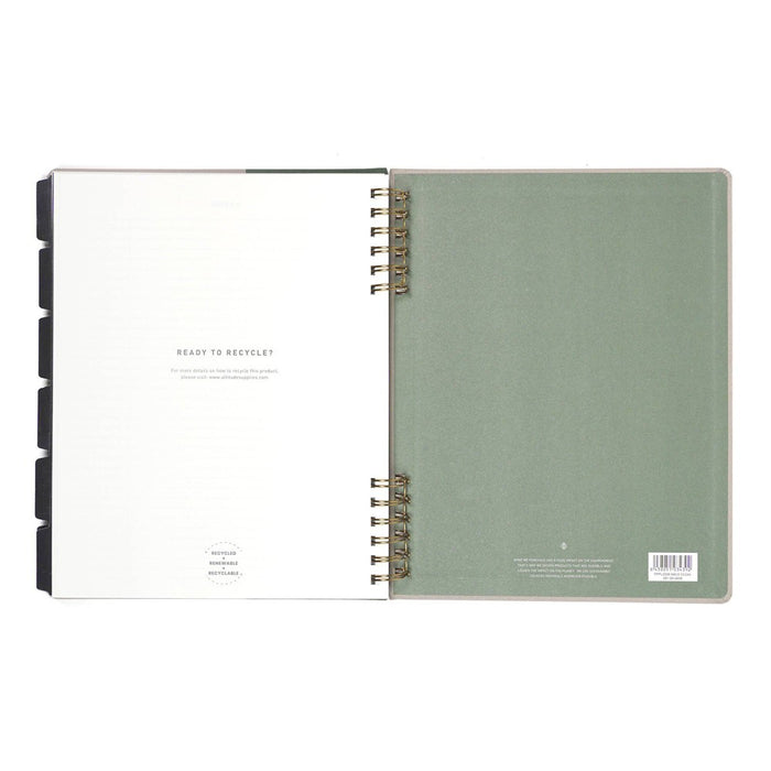 Altitude July 2024 - June 2025 Teacher Planner 8.5"x11" Monthly and Weekly Warm Gray