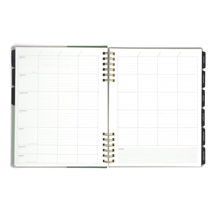Altitude July 2024 - June 2025 Teacher Planner 8.5"x11" Monthly and Weekly Warm Gray