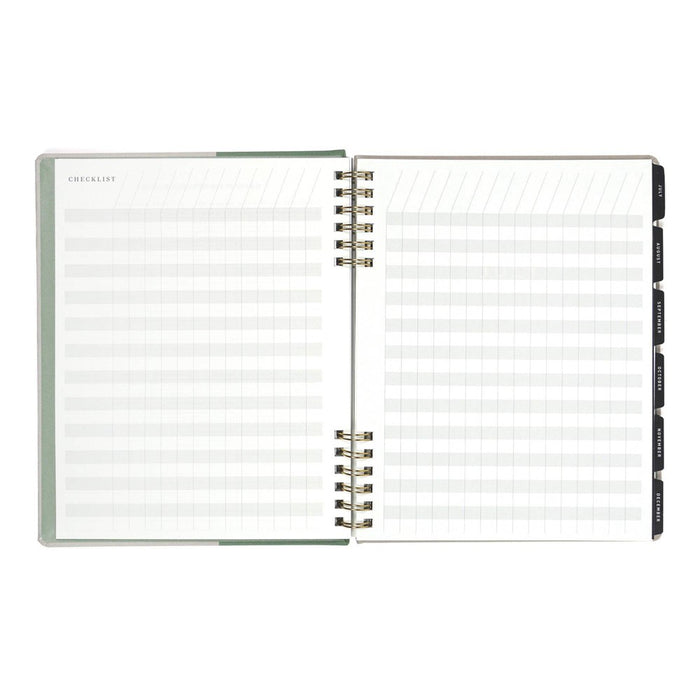 Altitude July 2024 - June 2025 Teacher Planner 8.5"x11" Monthly and Weekly Warm Gray
