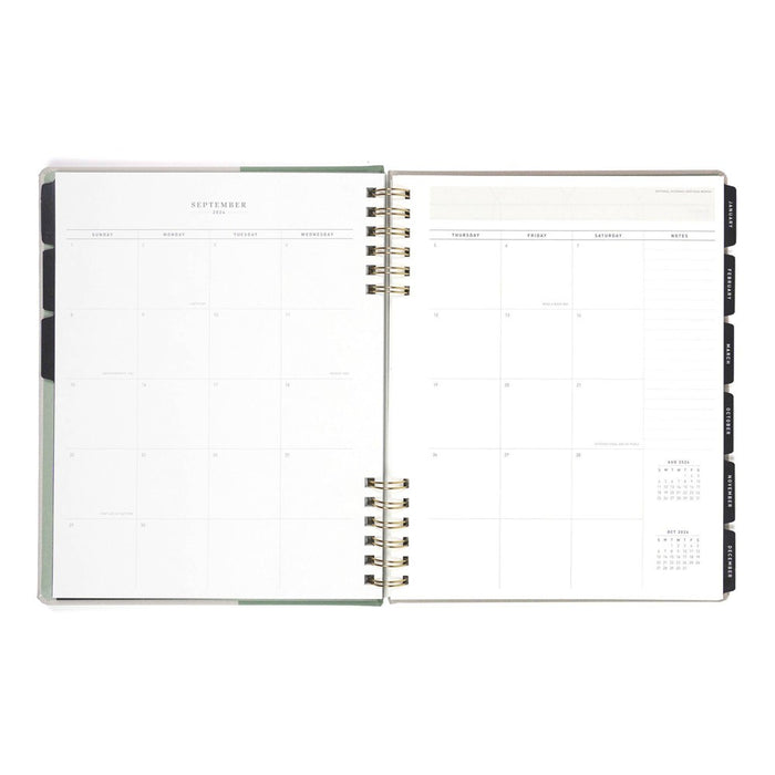 Altitude July 2024 - June 2025 Teacher Planner 8.5"x11" Monthly and Weekly Warm Gray