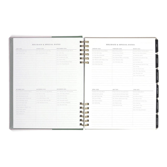 Altitude July 2024 - June 2025 Teacher Planner 8.5"x11" Monthly and Weekly Warm Gray