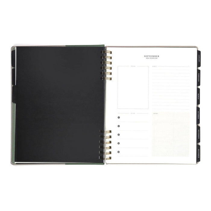 Altitude July 2024 - June 2025 Teacher Planner 8.5"x11" Monthly and Weekly Warm Gray