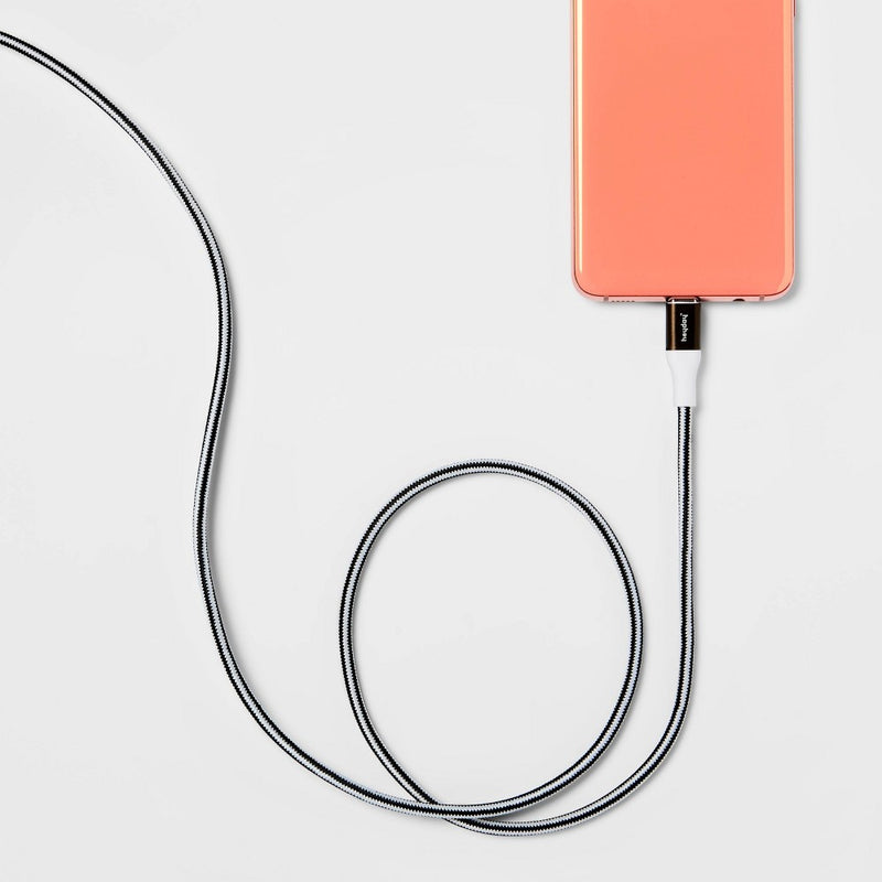 10' USB-C to USB-C Braided Cable - heyday Gunmetal
