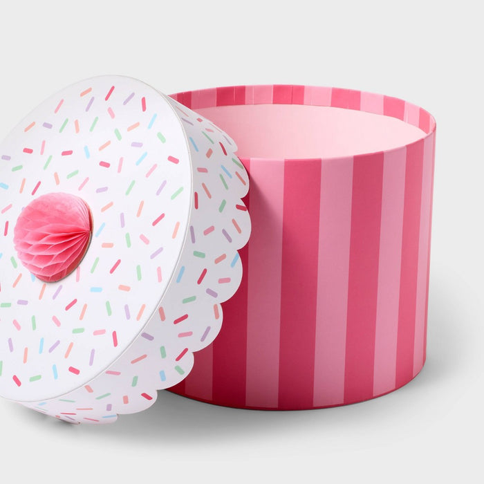 Small Pink Cupcake Box - Spritz