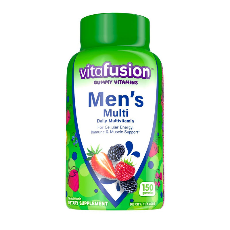 Vitafusion Men's Multivitamin Dietary Supplement Gummies - Berry - 150ct
