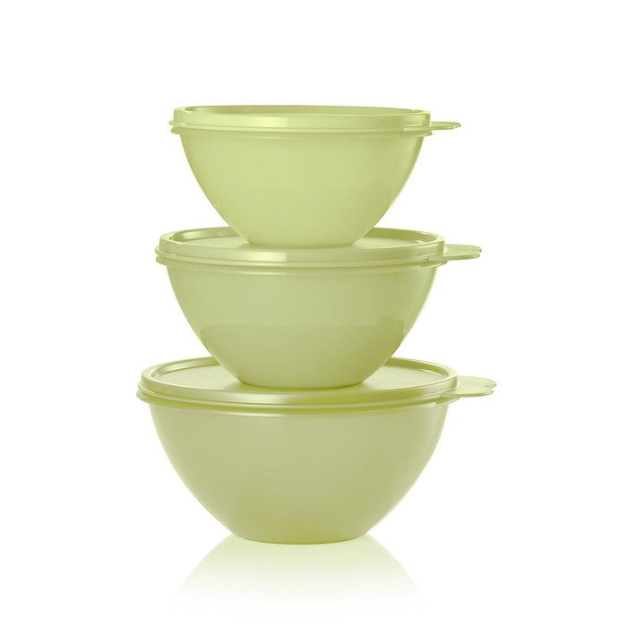 Tupperware 6pc (set of 3) Wonderlier Food Storage Set Celery