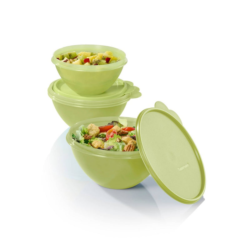 Tupperware 6pc (set of 3) Wonderlier Food Storage Set Celery