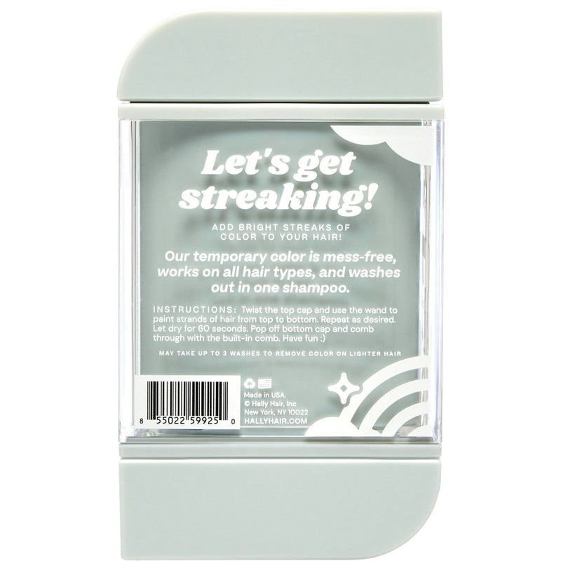 Hally Shade Stix Temporary Wash Out Hair Color - Silver - 0.4oz
