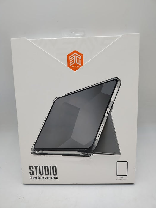 STM Studio 10th Gen iPad Case - Gray SEE DETAILS