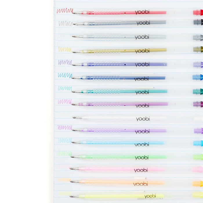 Yoobi 30pk Gel Pens Set Multicolor
