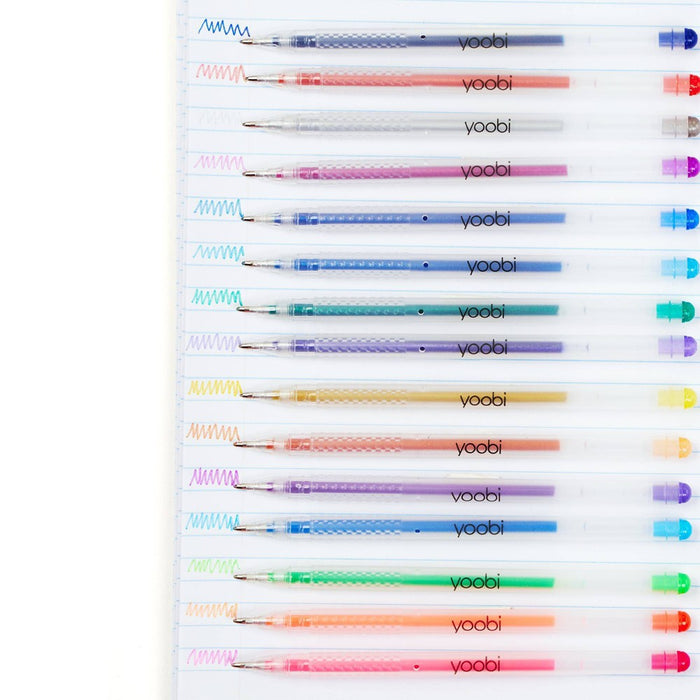 Yoobi 30pk Gel Pens Set Multicolor