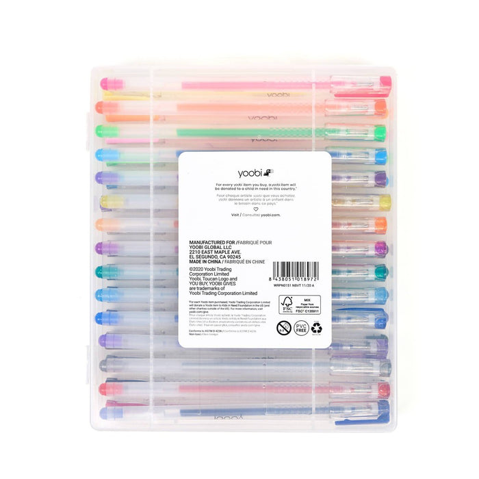 Yoobi 30pk Gel Pens Set Multicolor