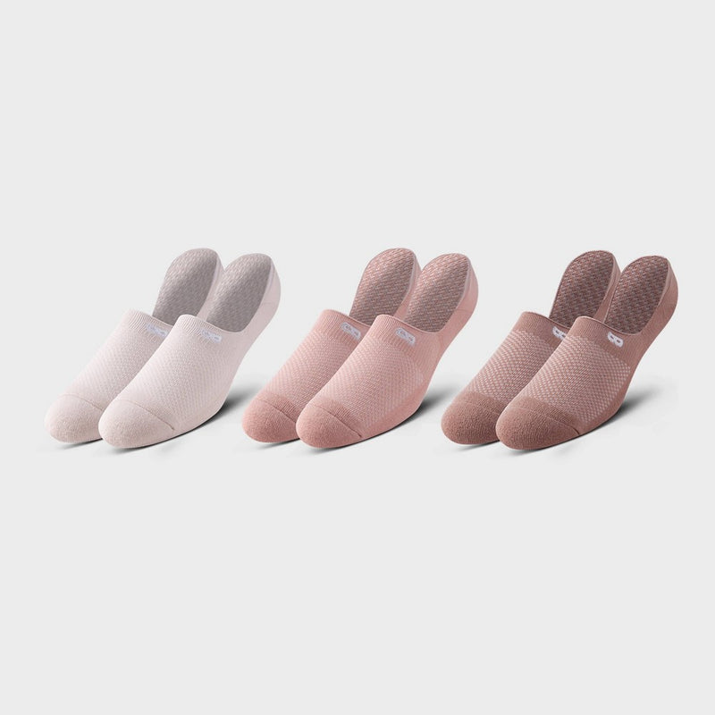 Pair of Thieves Men's Neutral No Show Socks 3pk - Blush 6-12
