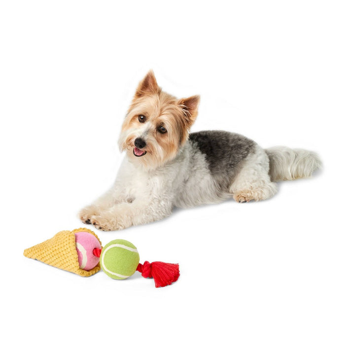 Ice Cream Rope Dog Toy - The Cuddle Collab with Popeye