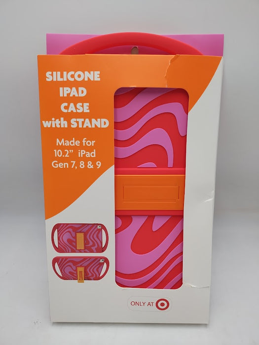 Komar Kids Red/Pink Swirl Kids' iPad Case w/Stand