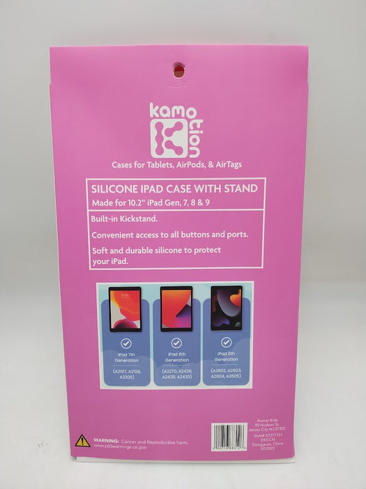 Komar Kids Red/Pink Swirl Kids' iPad Case w/Stand