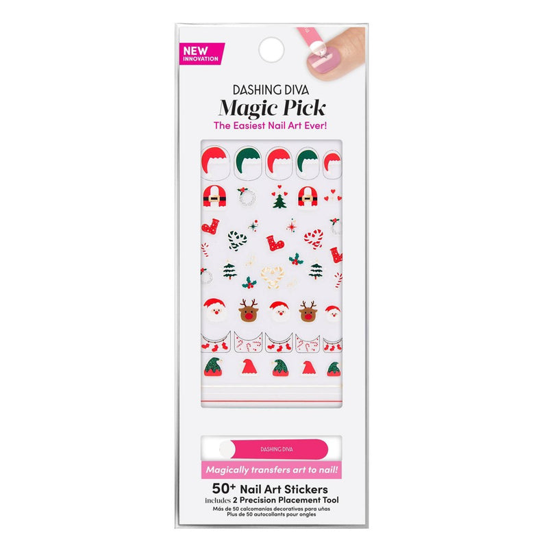 Dashing Diva Magic Pick Nail Art - Holiday Cheers - 75ct