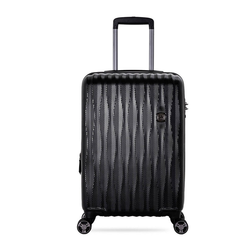 SWISSGEAR Energie Hardside Carry On Spinner Suitcase - Black