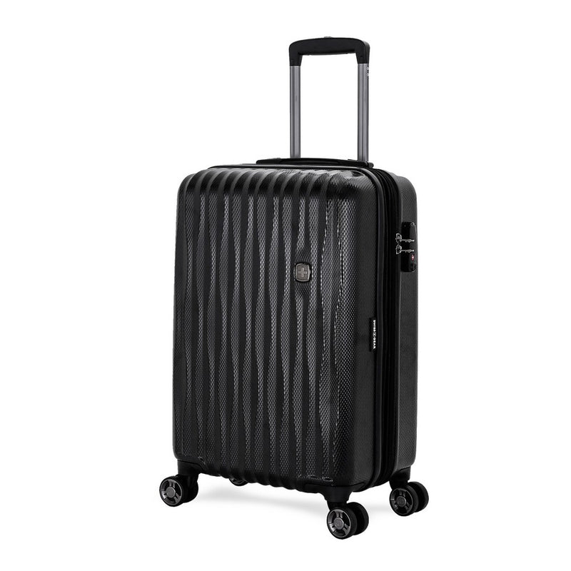SWISSGEAR Energie Hardside Carry On Spinner Suitcase - Black