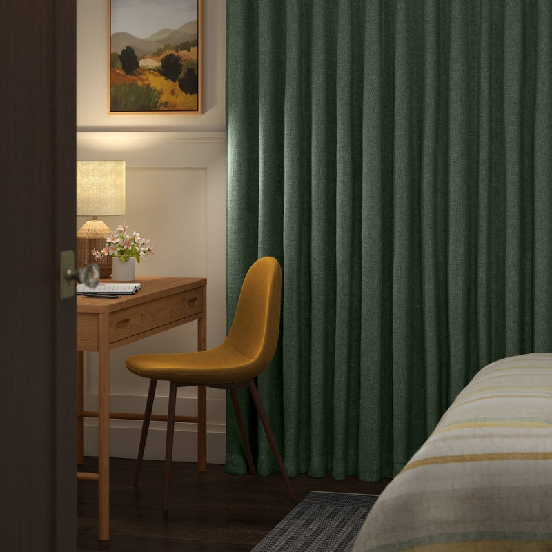50"x63" Blackout Aruba Window Curtain Panel Fern Green - Threshold