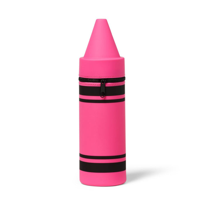 Crayon Shaped Pencil Pouch Pink - up&up