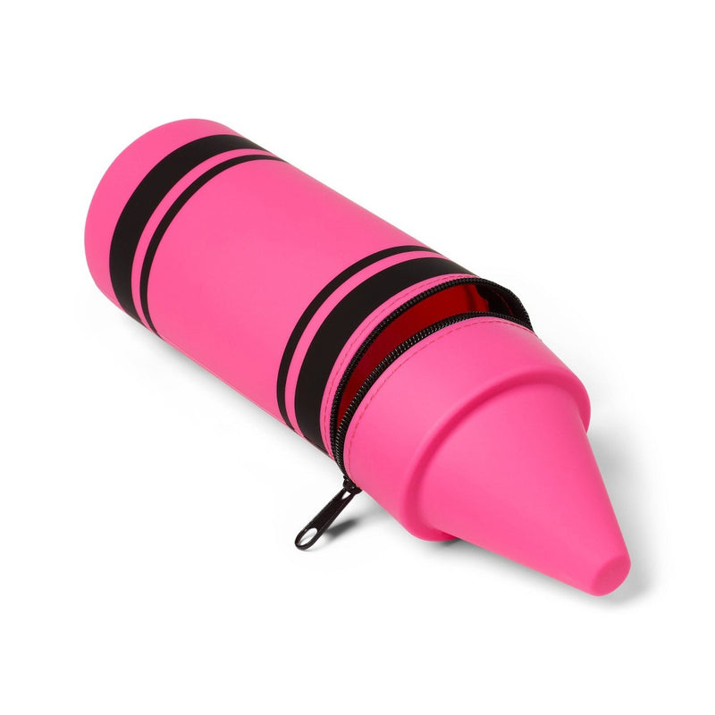 Crayon Shaped Pencil Pouch Pink - up&up