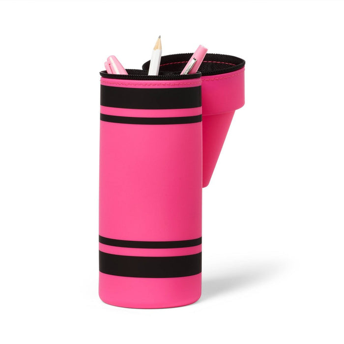 Crayon Shaped Pencil Pouch Pink - up&up