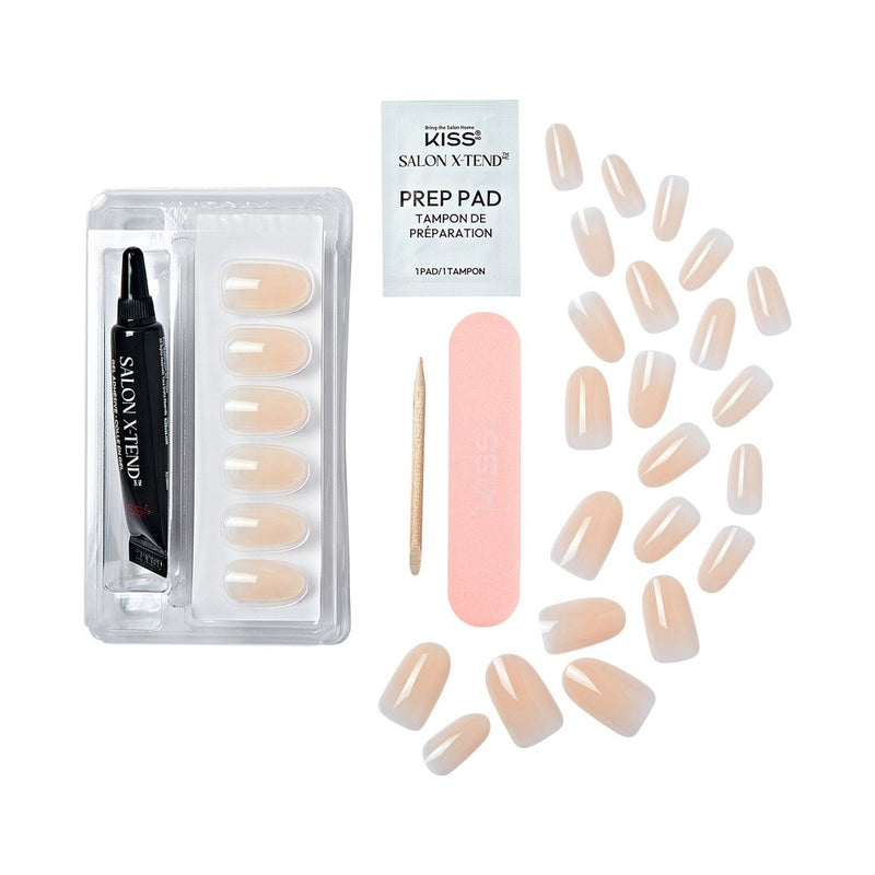 KISS Products Salon X-tend Fake Nails - Moonlight - 34ct