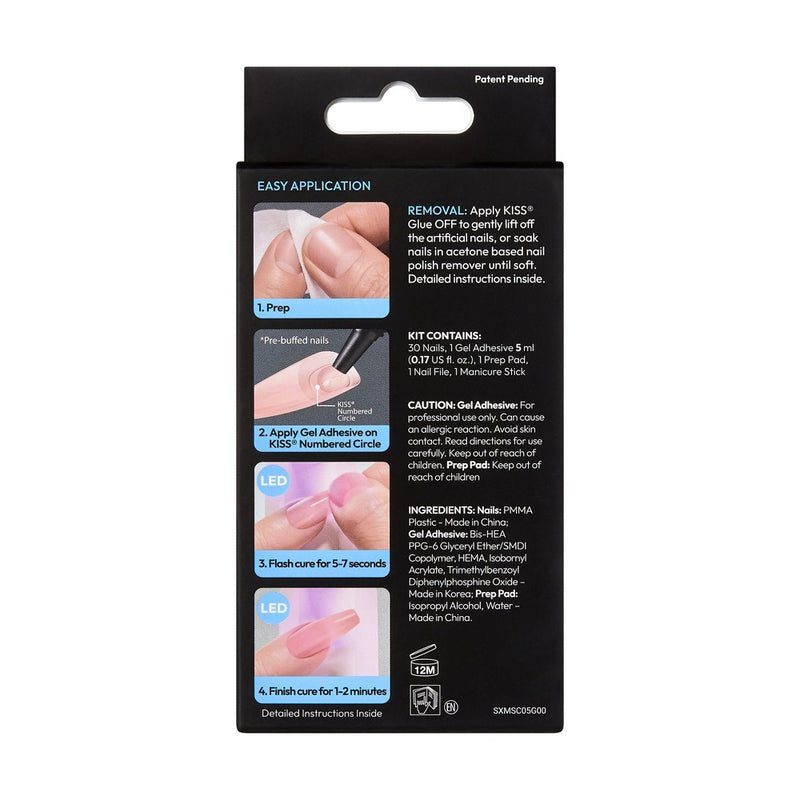 KISS Products Salon X-tend Fake Nails - Moonlight - 34ct